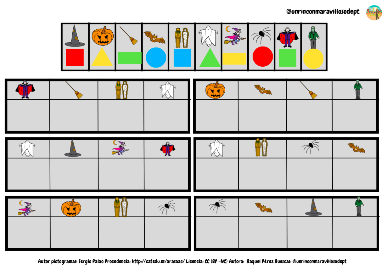 FIGURAS GEOMÉTRICAS DE HALLOWEEN